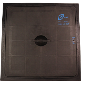 Square Black Manhole Cover – Durable & Customisable