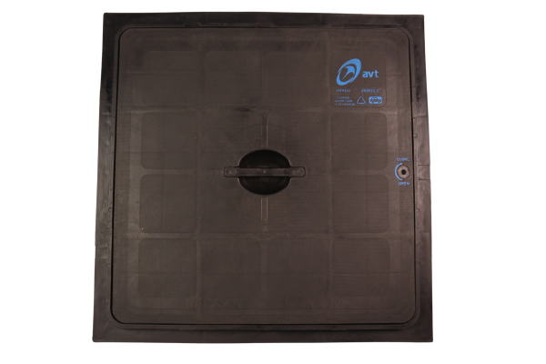 Square Black Manhole Cover – Durable & Customisable