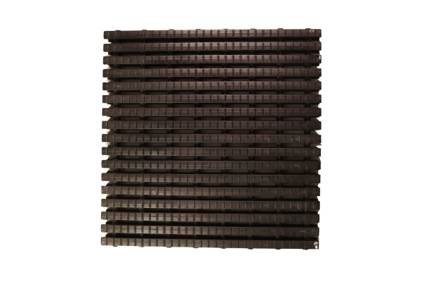 Customizable Heavy-Duty Industrial Drain Grate – Black Grid Series