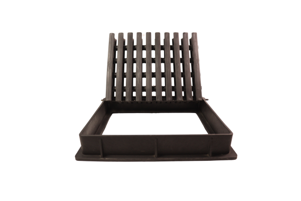 Foldable Injection-Molded Drain Grate – Heavy-Duty Black Series